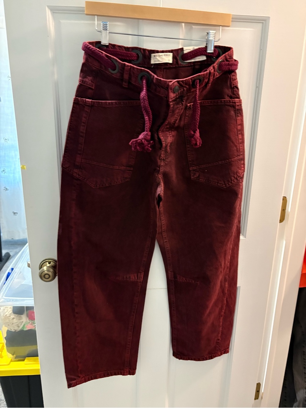 Free people moxie barrel jeans NWOT
